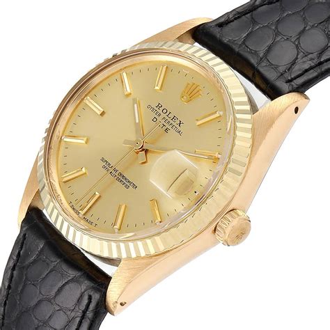 rolex date 14k|vintage Rolex 14k gold watch.